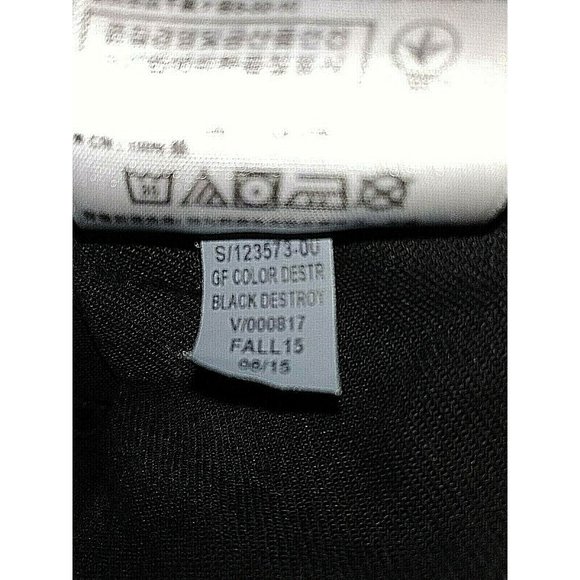 GAP 1969 33/16R Black Wash Distressed Skinny Leg Girlfriend Jeans 26" inseam - Picture 4 of 5